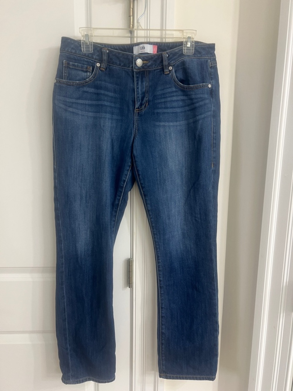 Cabi “The Straight” Dark Blue Jeans - Classic Straight Fit